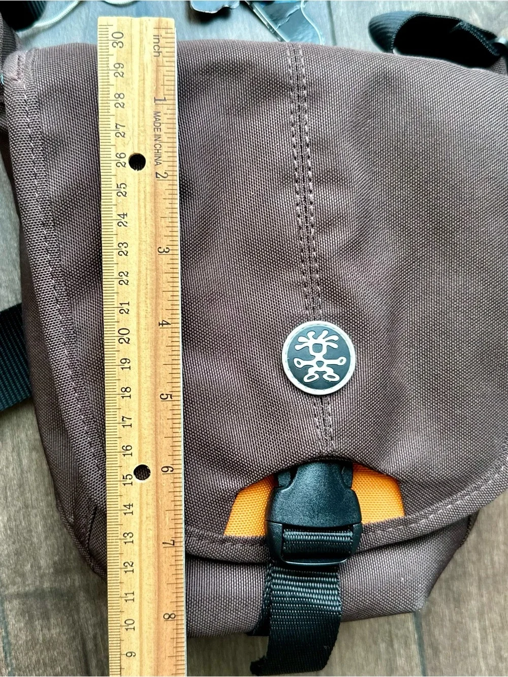 Crumpler 3 Million Dollar Home Camera Bag Brown Orange Sling Messenger Crossbody